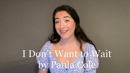I Don't Want to Wait by Paula Cole